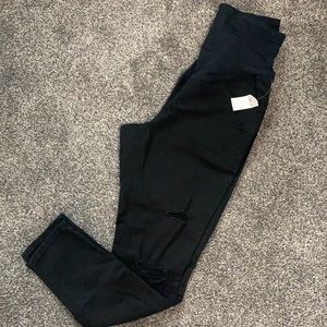 Old Navy Black Maternity Jeans